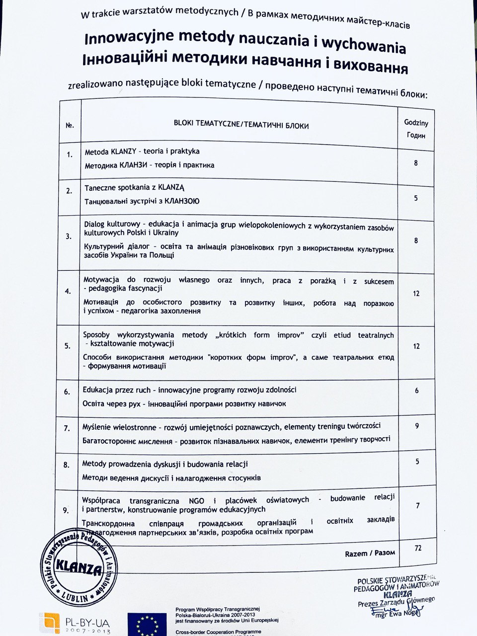 методики навчання і виховання сторінка 2, сертифікат Олена Касяненко